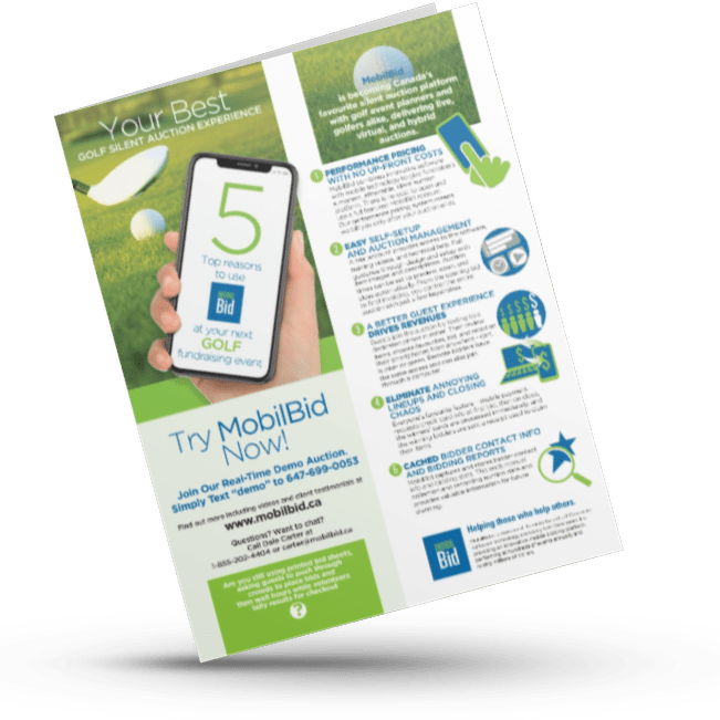 Your Best Silent Auction Experience Brochure by MobilBid